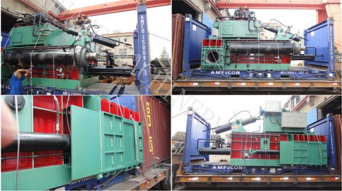 250 Ton Scrap Metal Baler Machine Kekakuan Struktural Yang Dapat Diandalkan 3