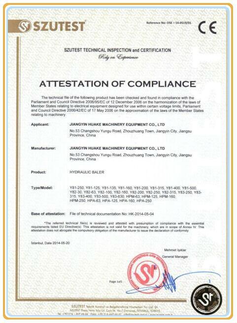 SGS Scrap Steel Baler, Mesin Press Baling Scrap Hidrolik 3