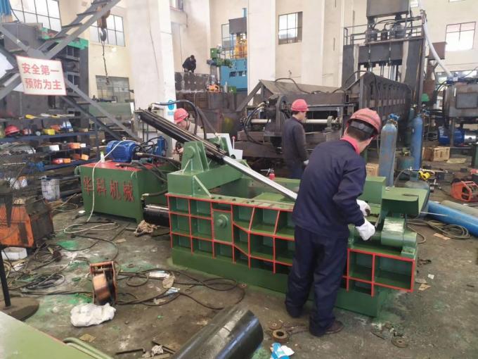 ekonomis mudah dioperasikan Y81-125 Hydraulic Scrap Metal Baler untuk baler kaleng UBC logam ringan 0