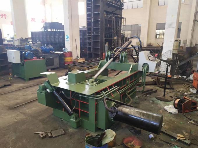 ekonomis mudah dioperasikan Y81-125 Hydraulic Scrap Metal Baler untuk baler kaleng UBC logam ringan 1