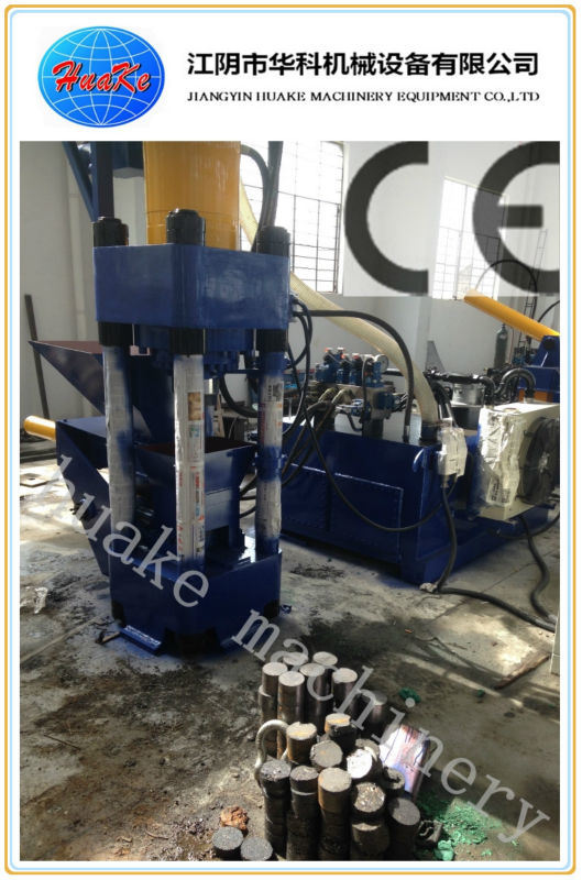 CE SGS Scrap Metal Briquette Press, Mesin Briket Baja 800kg / H 0