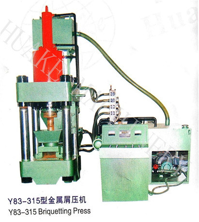 Y83-500 Hidrolik Scrap Metal Chips Briqueting Press 2