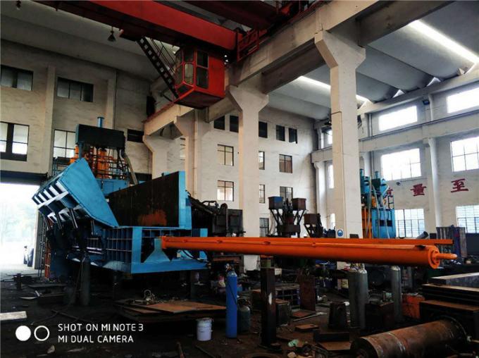 Geser Gantry Tugas Berat Hidrolik, Mesin Pemotong Logam Scrap 3
