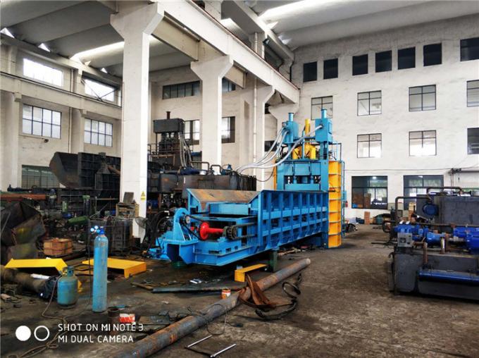 Geser Gantry Tugas Berat Hidrolik, Mesin Pemotong Logam Scrap 4