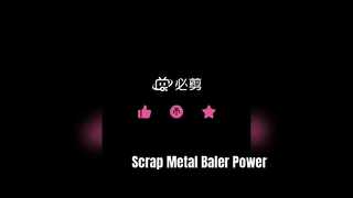 Mesin Baler Logam Hidraulik 250 Ton untuk Daur Ulang Scrap Metal | Baler Depan Luar