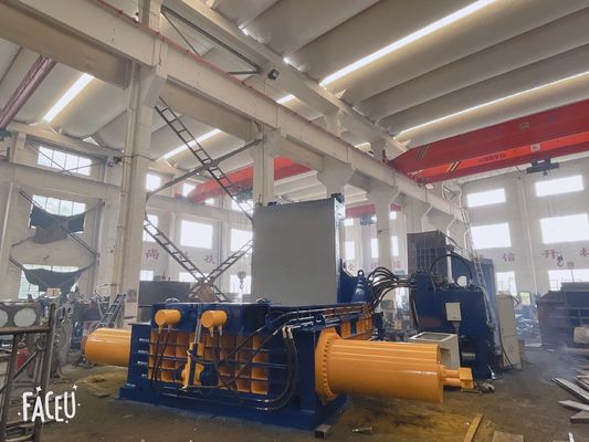 Beli Press Box Metal Waste Baling Machine 3000*2500*1300mm Kapasitas 200 Ton / Hari online manufacture