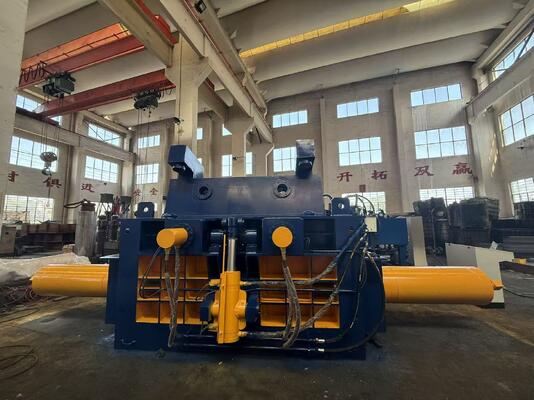 membeli 315 Tons Power Industrial Metal Baler dengan Cycle Time Cepat dan PLC Control untuk High-Throughput Scrap Recycling online manufacture