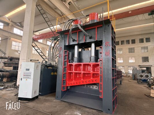 membeli 700 Ton Gantry Scrap Shear dengan 7500mm Feed Box dan Hydraulic Pusher Feeding untuk Metal Recycling online manufacture
